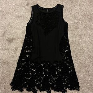 Elegant Black Lace Dress